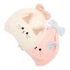 Angoily 2pcs Cartoon Hair Drying Caps Coral Fast Drying Shower Towel Bowknot Design Water Absorbent Hair Wrap for Women Cute Long Ear Cat Pink view 1