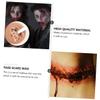 Angoily 2pcs Fake Scar Wax Makeup Kit with Spatulas for Halloween Costumes Realistic Wound Modeling Putty for Parties Durable Skin Safe Effects view 4