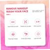 Angoily 200pcs Eco-Friendly Reusable Makeup Removal Pads Face Cleaning Sponges Non-Pilling Gentle Skin Makeup Cushions view 3