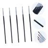 Didiseaon 5pcs Cosmetic Eyeliner and Lip Brush Versatile Applicators for Eyeliner Lipstick and Lip Mask Compact and Portable Makeup Tools for Women Random Style view 4