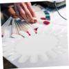 NOLITOY 1set Sunflower Nail Art Display Boards Ribbon Chains for Home and Outdoor Use Natural Nail Polish Showcase Cards view 2