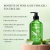 All Purpose Aloe Vera Gel Set - 6 Pieces - 300g Aloe Vera Gel, 300g Aloe Gel + Tea Tree Oil, 200g Gel, 114g Aloe Gel & 2pcs x 45g Gel view 3