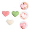 Angoily Heart Shape Face Puff Facial Cleansing Brush Makeup Pads Skin Care Tools Random Color view 4
