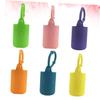 Didiseaon 6pcs Silicone Essential Oil Roller Bottle Holder with Bendable Handle Protective Cover for Travel and Home Use Six Color Options view 2