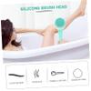 Angoily 1set Electric Shower Body Scrubber Handle Exfoliating Back Washer Brush for and Dead Skin Removal view 2