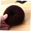 Angoily Practical Bun Ring Styler Maker Donut Hair Device Hair Bun Clips for Women Girls Donuts Rings U-shaped view 3