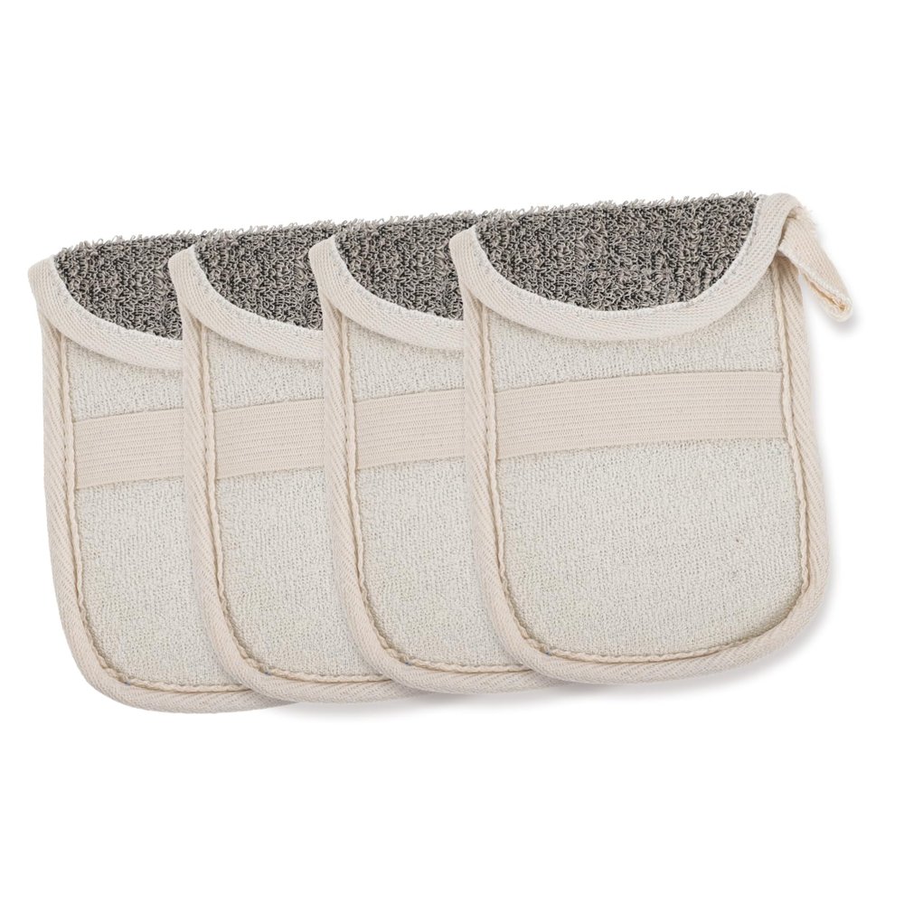 Angoily 4pcs Exfoliating Soap Storage Bag Soap Pouch for Travel-friendly Scrubbing Foaming Net for Shower and Bath Use