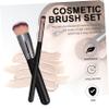 Angoily 2pcs Self Tanning Brush Sunless Tanning Applicator for Smooth and Even Coverage Professional Makeup Tool with Dense Bristles for Daily and Professional Use view 2