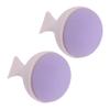 Angoily 2pcs Non-latex Mermaid Tail Makeup Sponges Dual-use Beauty Blending Tools for Liquid Foundation and and Comfortable Application Dusty Pink view 1