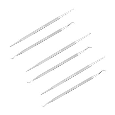 Angoily 6pcs Nail Cleaning Tools Ergonomic Ingrown Toenail Remover Durable Nail Dirt Removal Instruments for Professional Pedicure and Home Use