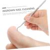 Angoily 6pcs Nail Cleaning Tools Ergonomic Ingrown Toenail Remover Durable Nail Dirt Removal Instruments for Professional Pedicure and Home Use view 2