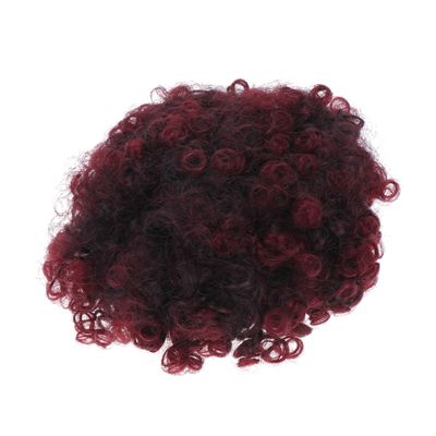 Angoily Fake Hair Fluffy Caterpillar Wig Accessory for Women High Temperature Hair Bun for Volume Fullness Stylish and Easy to Use