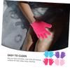 NOLITOY Exfoliating Towel 4 Pairs of Soft Gloves for Scrubbing Dead Skin Cell Removal Skin Care Perfect for Shower Random Color view 4