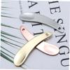 Angoily 3pcs Zinc Alloy Makeup Spatula Eye Cream Spoons for Easy Application and for Home and Travel Use view 2