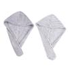 Beatifufu 2pcs Super Absorbent Hair Drying Towels Thickened Fleece Shower Caps for Quick Drying for Daily Use Bathing and Travel Soft and Hair Wraps view 1