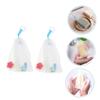 Angoily 2pcs Face Cleansing Foaming Nets Soap Foaming Bags Soap Mesh Bags Gentle Face Wash Travel Container view 3
