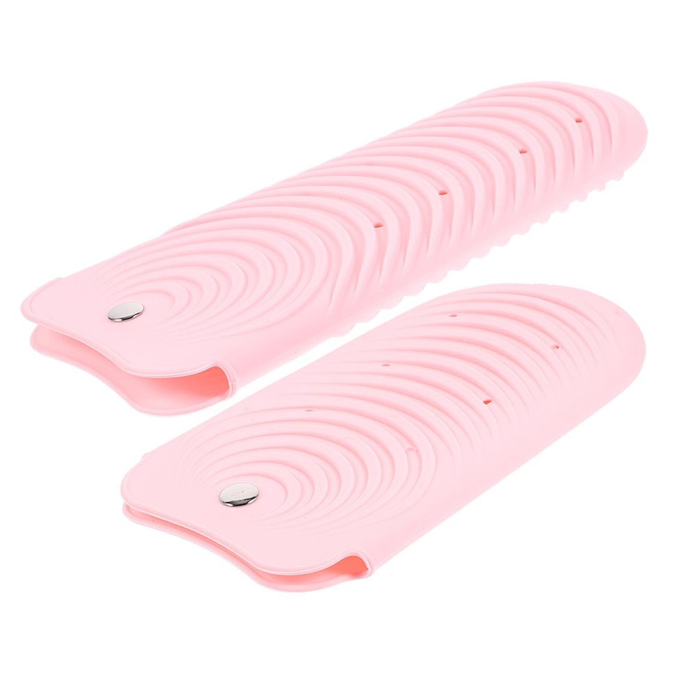 Angoily 2pcs Hair Curler Cover Protective Cover Heat Insulation Mat Random Color