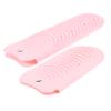 Angoily 2pcs Hair Curler Cover Protective Cover Heat Insulation Mat Random Color view 1