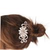 Angoily 5 Hair Slide Comb Rhinestone Faux Pearl Hair Clip for Wedding Ornaments view 2