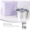 Angoily 2pcs Wax Warmer Inner Pans Wax Melting Machine Containers for Hair Removal Compatible Easy to Clean and Maintain view 3