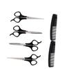 Angoily 2sets Professional Hair Cutting Scissors Set with Thinning Shears and Hair Comb Barber Tools for Salon and Home Use Easy to Clean and Store view 3