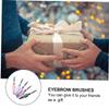 MERRYHAPY 10pcs Eyelash and Eyebrow Combs Beauty Tool for Daily Grooming Non-skid Handle for Easy Use for Salon and Home Application view 4