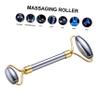 minkissy Double- Natural Stone Facial Roller for Skin Care Muscle Relaxing for and Wrinkles for Face Neck and Eyes Promotes Circulation and Absorption view 4