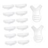 Angoily 12pcs Eyelash Perming Curler with Silicone Pads and Y-Shaped Comb for Natural Lash Lifting Safe and Durable Makeup Tool for All Eye Shapes view 1