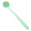 Angoily Family-use Silicone Bath Brush Long Handle Double-Sided Scrubber Back Brush Hooks Comfortable Design view 1