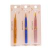 Angoily 3pcs Makeup Brushes Lip Liner Beauty Tools for Travel Daily Use Random Color view 1