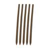 NOLITOY 5pcs Wooden Hair Sticks Tapered Hairpin Elegant Chignon Hairpins for Women Mixed Dark Brown Smooth Finish Hair Accessory for Updos and Bun Styles view 1