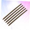 NOLITOY 5pcs Wooden Hair Sticks Tapered Hairpin Elegant Chignon Hairpins for Women Mixed Dark Brown Smooth Finish Hair Accessory for Updos and Bun Styles view 3