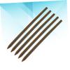 NOLITOY 5pcs Wooden Hair Sticks Tapered Hairpin Elegant Chignon Hairpins for Women Mixed Dark Brown Smooth Finish Hair Accessory for Updos and Bun Styles view 4