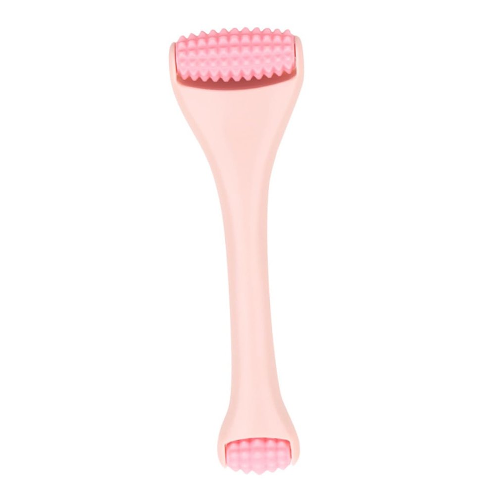 Angoily Facial Roller Massager for Eye Fatigue Relief Portable Dual-head Silicone Tool for Skin Care and Product Absorption for Relaxation and Eye Treatment