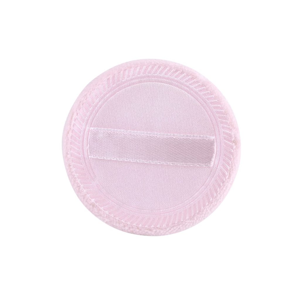 Didiseaon 10pcs Round Makeup Blending Puff Sponges Power Puff Sponges for Foundation Rayon Ribbon Back Gentle on Skin Compact Powder for Travel Random Color