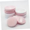 Didiseaon 10pcs Round Makeup Blending Puff Sponges Power Puff Sponges for Foundation Rayon Ribbon Back Gentle on Skin Compact Powder for Travel Random Color view 2