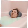 Angoily Pillow Tub Bath Pillow Suction Cups Grey Long Periods Supportive Pillow view 3