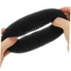 Angoily 8pcs Compact Bun Makers Reusable Hair Styling Tools for Women for Easy Updos Prom Weddings Includes Small Medium and Large Black view 2