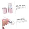 Angoily Cooling Jade Roller Massager for Face and Neck Skin Care Tool for Relaxation and Tightening and Jade Material Volcanic Design view 4