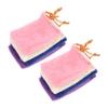 Angoily 8pcs Exfoliating Soap Net Bags for Face Cleaning and Bath Use Mesh Drawstring Pouches for Lathering Handmade and Natural Soaps view 1