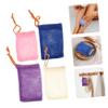 Angoily 8pcs Exfoliating Soap Net Bags for Face Cleaning and Bath Use Mesh Drawstring Pouches for Lathering Handmade and Natural Soaps view 2