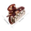Didiseaon 8pcs Women Hairpin Claw Clamp Clips Heart Pattern Hair Clips for Styling view 2