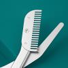 DUDOK Eyebrow Scissors, Stainless Steel Brow Trimmer, Portable Eyebrow Grooming Scissors with Comb, Durable Professional Precision Trimmer, Lightweight Eyebrow Trimmer Scissors for Men Women Girls view 4