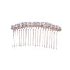 Angoily 1pc Bridal Hair Comb Rhinestone Inlay Elegant Alloy Insert Comb for Weddings Engagements Special Occasions Delicate Hair Accessories for Brides and Bridesmaids view 1