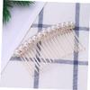 Angoily 1pc Bridal Hair Comb Rhinestone Inlay Elegant Alloy Insert Comb for Weddings Engagements Special Occasions Delicate Hair Accessories for Brides and Bridesmaids view 4