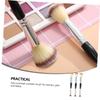 minkissy 3pcs Double-ended Makeup Brush Blush Contour Powder Brush Synthetic Fiber Travel view 2