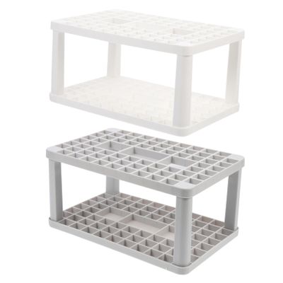 NOLITOY 2pcs Ergonomic Makeup Storage Rack Markers Organizer Pen Brush Holder Makeup Brush Rack Painting Pen Shelf