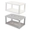 NOLITOY 2pcs Ergonomic Makeup Storage Rack Markers Organizer Pen Brush Holder Makeup Brush Rack Painting Pen Shelf view 1