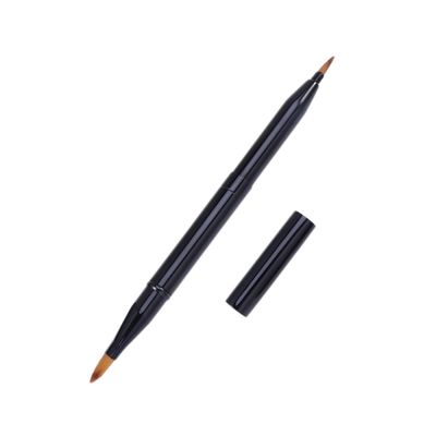 Angoily Double-ended Lip Brush Makeup Tool for Lipstick Gloss Bristles for Full Lips