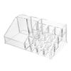 Angoily 1pc Transparent Storage Box Clear Lipstick Makeup Tray Desktop Storage Bucket Makeup Brush Acrylic view 1